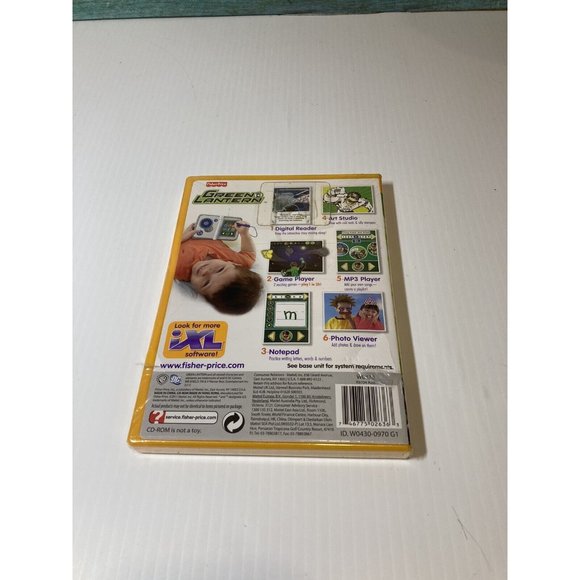 Fisher-Price Green Lantern (iXL Learning System, NEW) With 3D Game Glasses - Picture 2 of 3